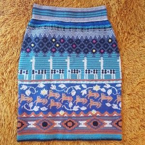 HWR wool skirt for anthropology Sz Small